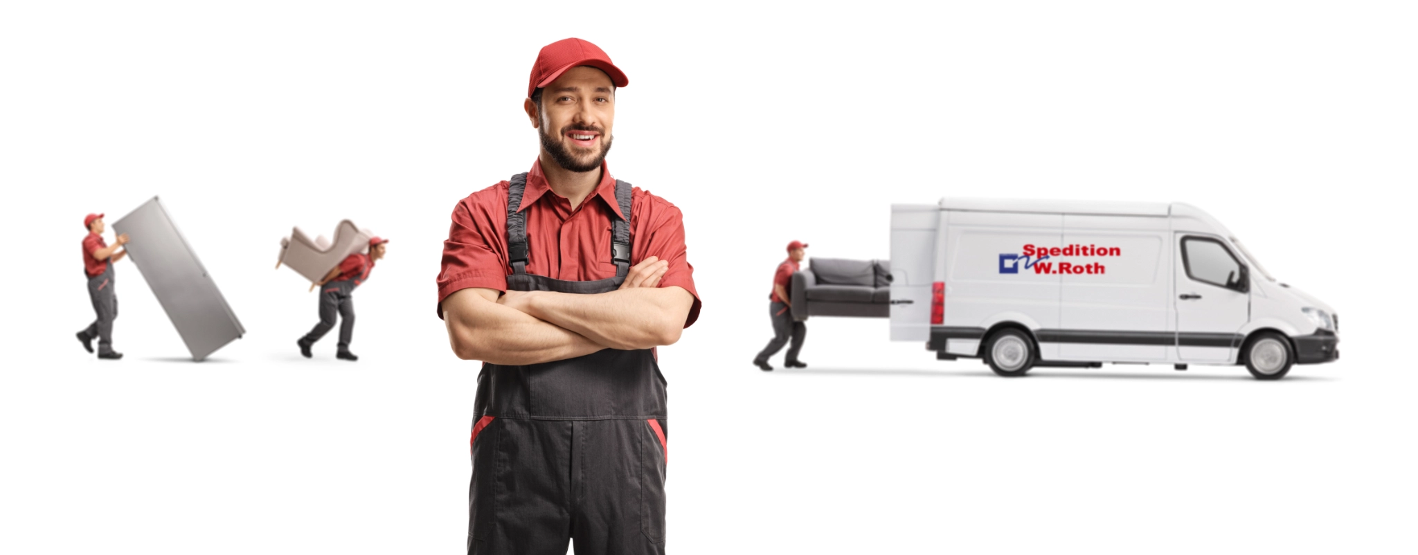 Auslieferfahrer bei der Arbeit